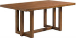 Elements International Morris Dining Table with Wood Top in Espresso image