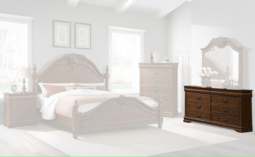 Elements International Northridge Youth Dresser in Brown image