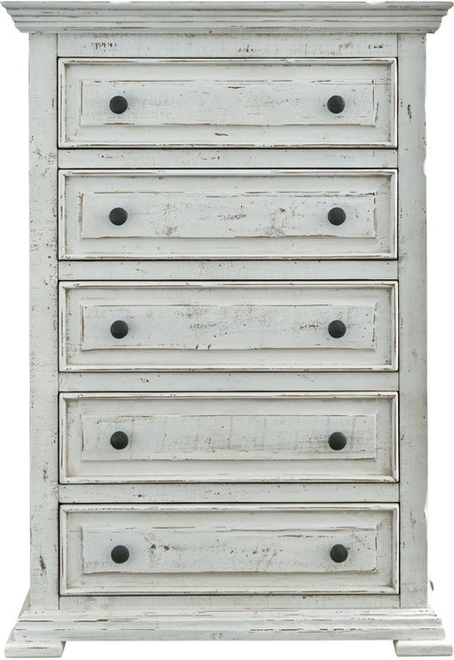 Elements International Olivia White 5 Drawer Chest image