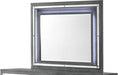 Elements International Titanium Mirror with LED Light in Gray image