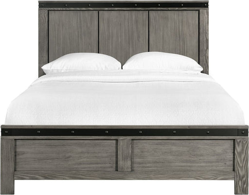 Elements International Wade Queen Bed in Gray image